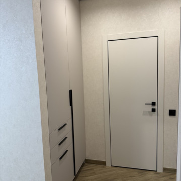 Гладь RAL 9001, чорний торець INSIDE